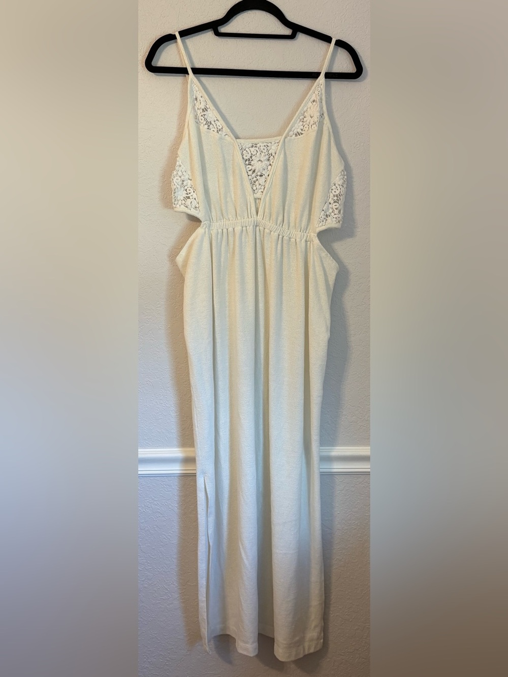 By Anthropologie The Runswick Lace Inset Maxi Dress